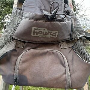 Outward Hound Gray Dog Carrier for Travel